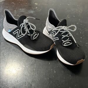New Balance Black and White Athletic Shoes